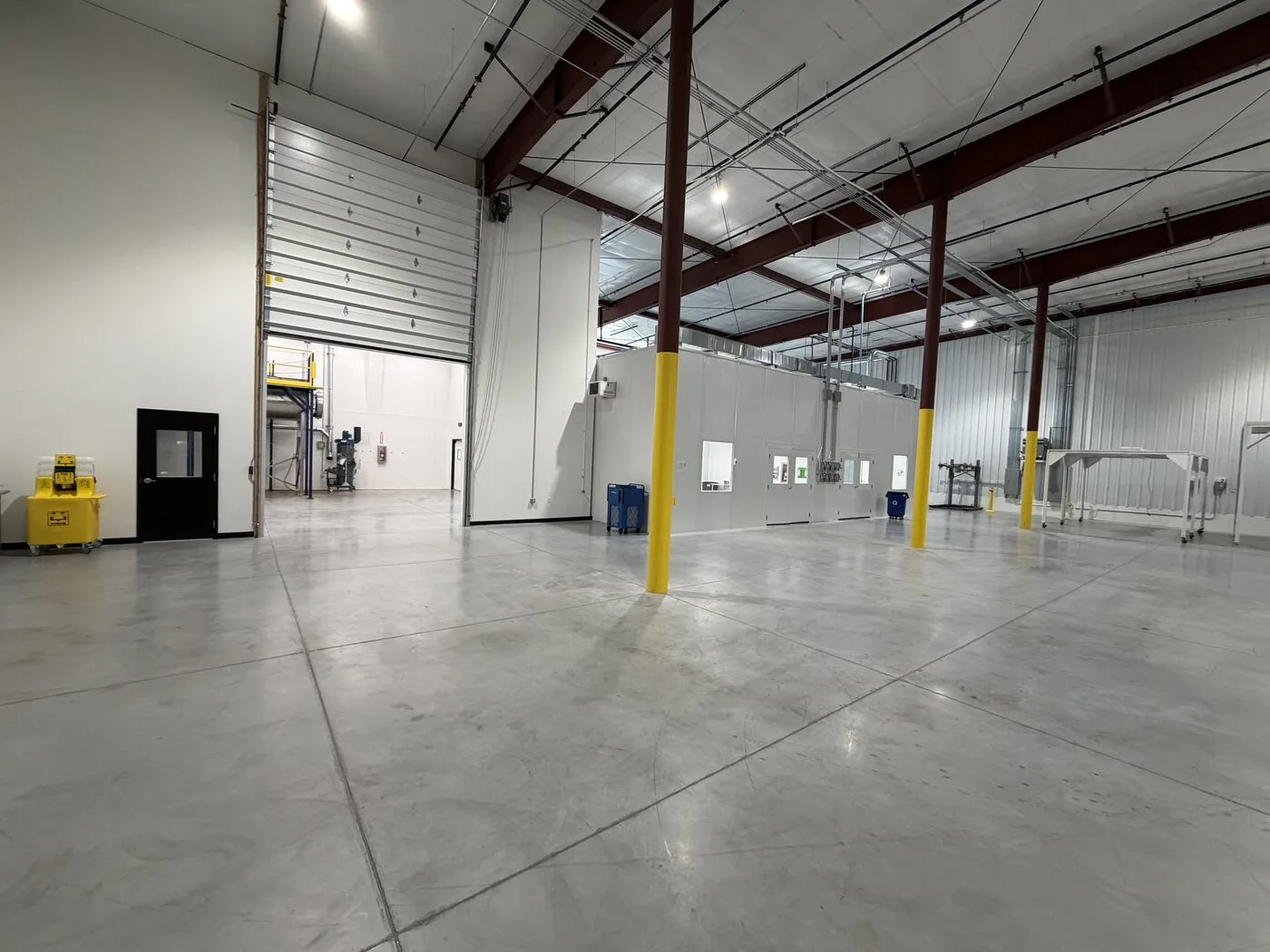 Eagle Works 40,000 sq ft pharmaceutical supplement manufacturing facility interior — Logan Utah ISO7 clean room